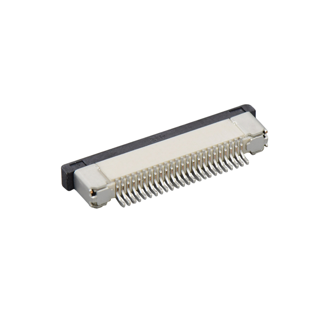 F0505 FPC FFC连接器Pitch 0.50mm H2.0mm卧贴抽屉式下接 FPC 24Pin本色 镀雾锡